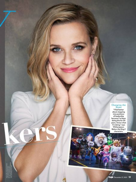 Scarlett Johansson – With Reese Witherspoon – People Magazine (December 2021)