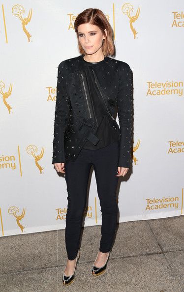 Kate Mara wears Givenchy + Paige Denim - The 66th Emmy Awards Nominees For Outstanding Casting