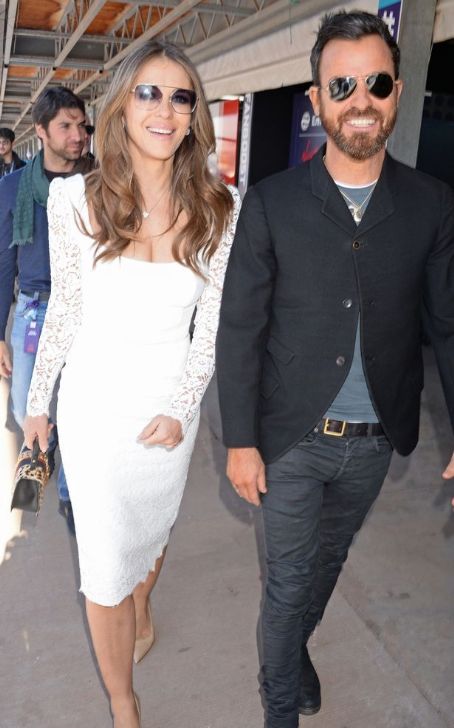 Elizabeth Hurley and Justin Theroux