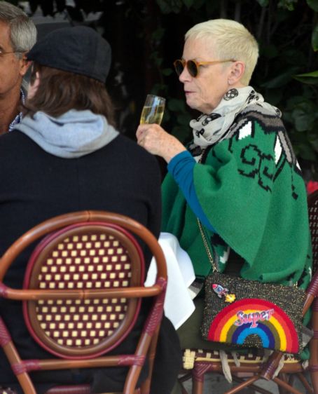 Annie Lennox – Seen in West Hollywood at the Ivy Restaurant - FamousFix