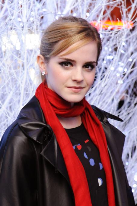 Emma Watson - VIP Opening Night For Somerset House Ice Rink In London - November 2008