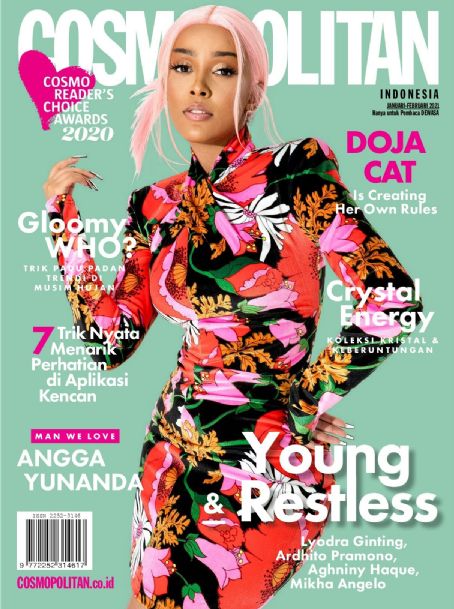 Doja Cat, Cosmopolitan Magazine January 2021 Cover Photo - Indonesia