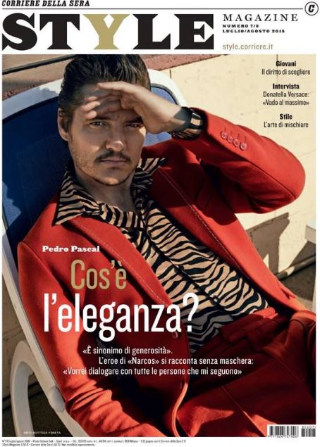 Pedro Pascal - Style Magazine Cover [Italy] (July 2018)