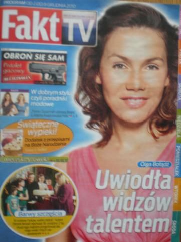 Olga Boladz - Fakt Tv Magazine [Poland] (2 December 2010)