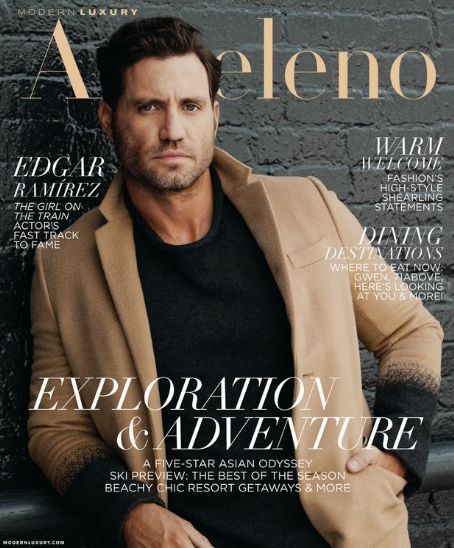 Edgar Ramírez, Angeleno Magazine October 2016 Cover Photo - United States