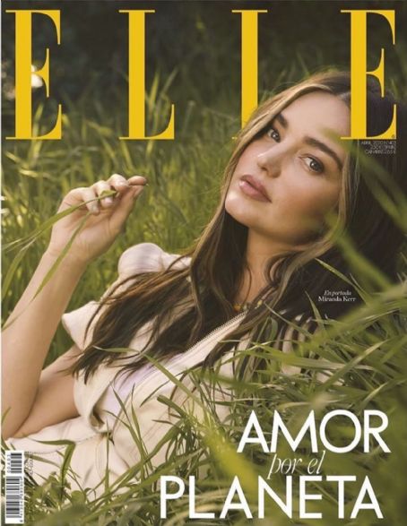 Miranda Kerr, Elle Magazine April 2020 Cover Photo - Spain