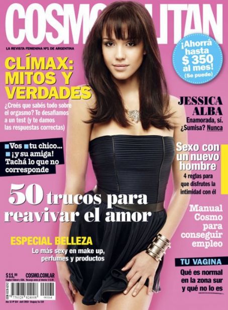 Jessica Alba, Cosmopolitan Magazine April 2010 Cover Photo - Argentina