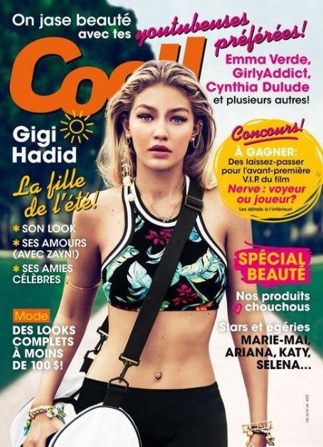 Gigi Hadid - COOL! Magazine Cover [Canada] (August 2016)