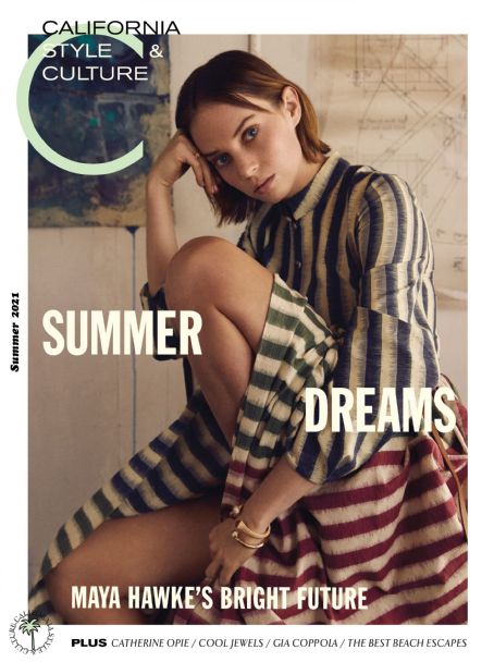 Maya Thurman-Hawke - California Style & Culture Magazine Cover [United States] (June 2021)
