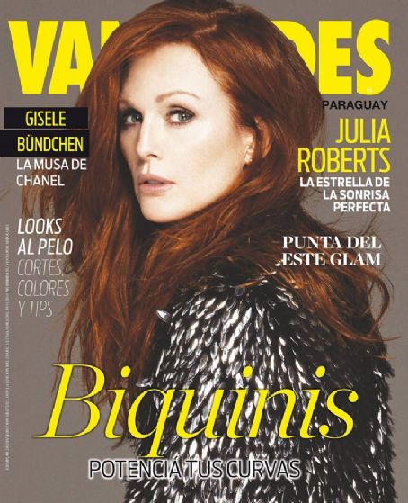 Julianne Moore, Vanidades Magazine 30 November 2014 Cover Photo - Paraguay