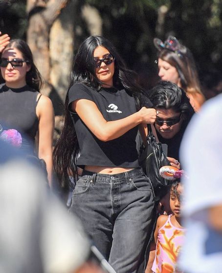 Kylie Jenner – Seen at Disneyland Resort Park in Anaheim