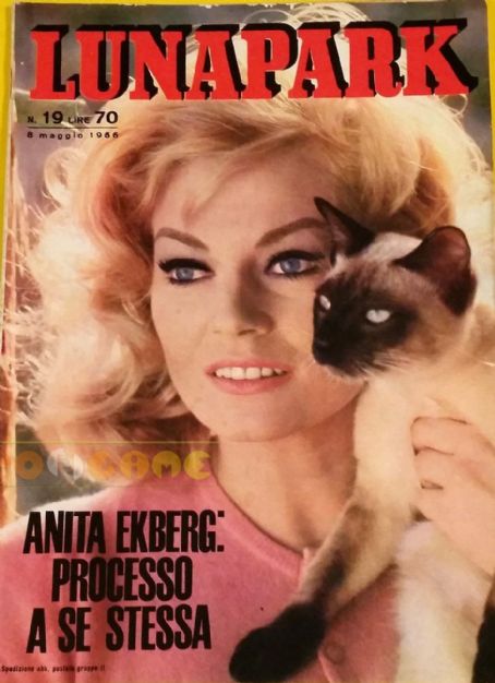 Anita Ekberg - Luna Park Magazine Cover [Italy] (8 May 1966)