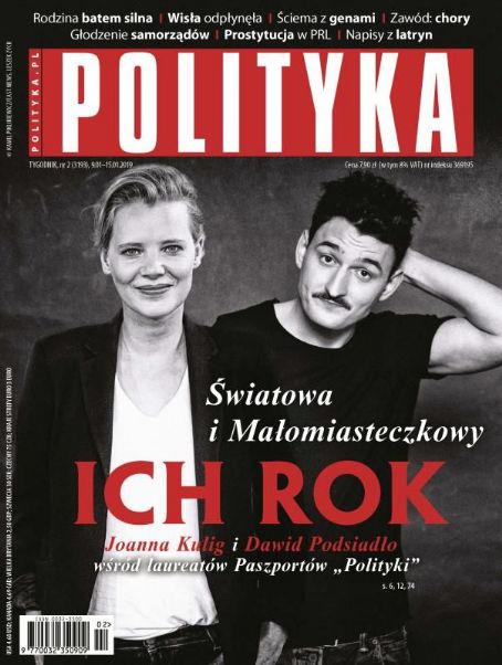 Joanna Kulig - Polityka Magazine Cover [Poland] (9 January 2019)
