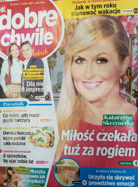 Katarzyna Skrzynecka Dobre Chwile Magazine 07 May 2021 Cover Photo Poland 7136