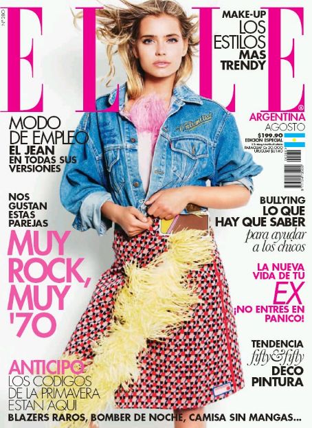 Sif Saga, Elle Magazine August 2017 Cover Photo - Argentina