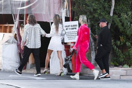 Heidi Klum – With Tom Kaulitz out for dinner at Matsuhisa in Beverly