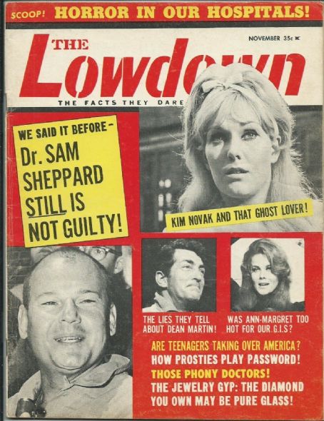 Ann-Margret - The Lowdown Magazine Cover [United States] (November 1966)