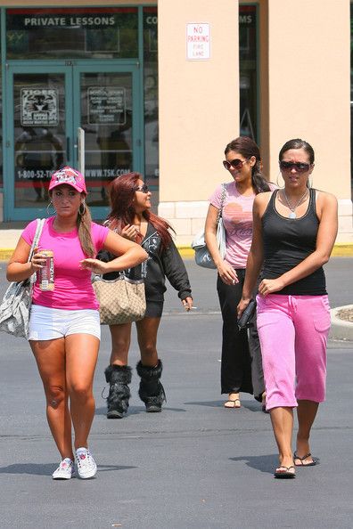 Deena Cortese – In short pink mini dress arriving at The View talk show ...