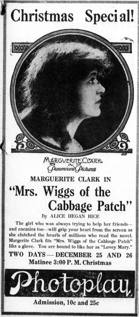 Mrs. Wiggs of the Cabbage Patch