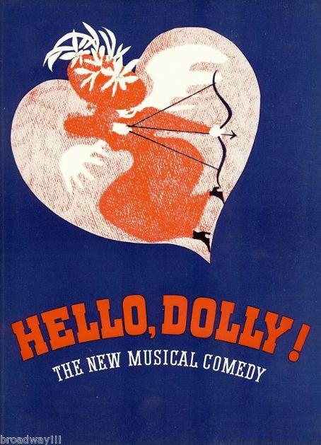 1964 Program Of ''hello, Dolly!'' Starring Carol Channing Picture 