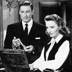 Barbara Stanwyck and Errol Flynn
