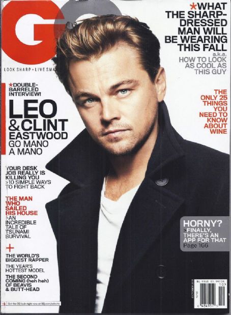 Leonardo DiCaprio, GQ Magazine October 2011 Cover Photo - United States