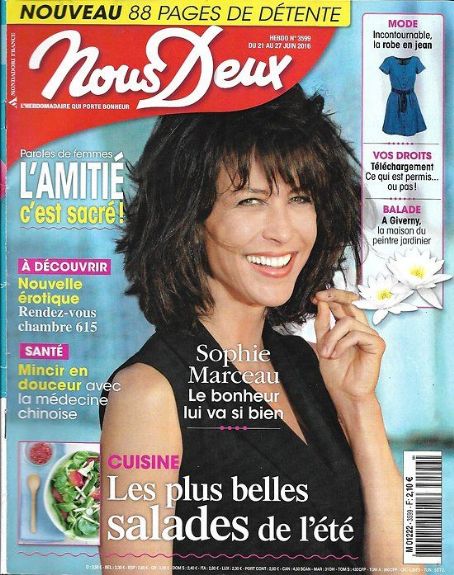 Sophie Marceau Magazine Cover Photos - List of magazine covers ...