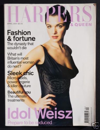 Rachel Weisz, Harper's & Queen Magazine April 2001 Cover Photo - United