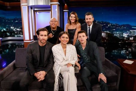 ABC's "Jimmy Kimmel Live" - Tom Holland/Jake Gyllenhaal/Zendaya/Cobie Smulders/Jacob Batalon (May 2019)