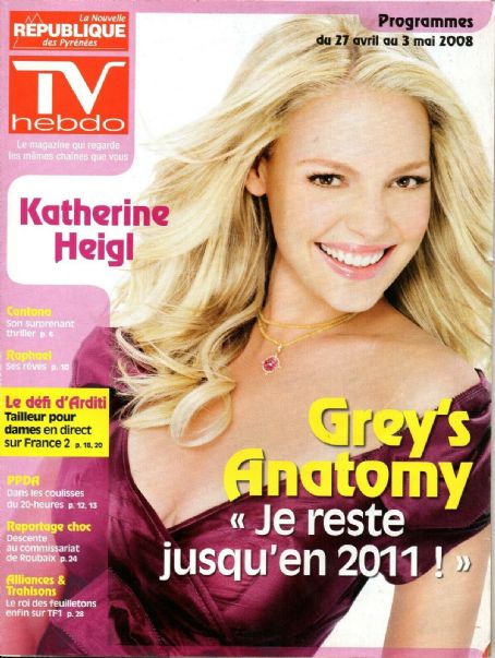 Katherine Heigl - TV hebdo Magazine Cover [France] (3 May 2008)