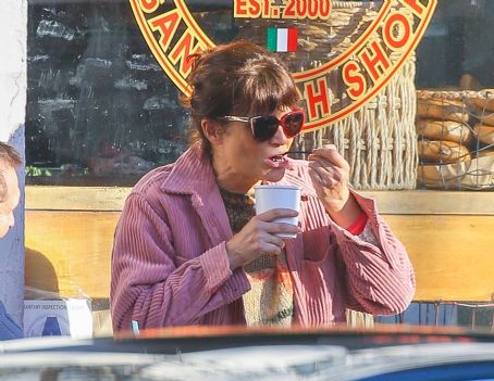 Helena Christensen – Photographed with a mystery guy in New York