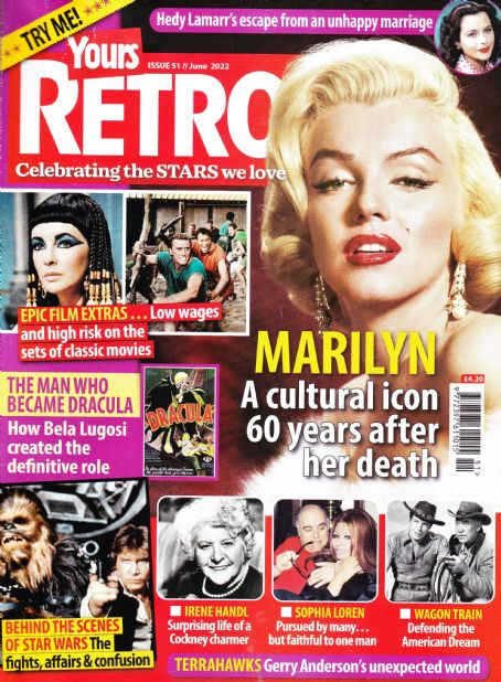 Marilyn Monroe - Yours Retro Magazine Cover [United Kingdom] (June 2022)