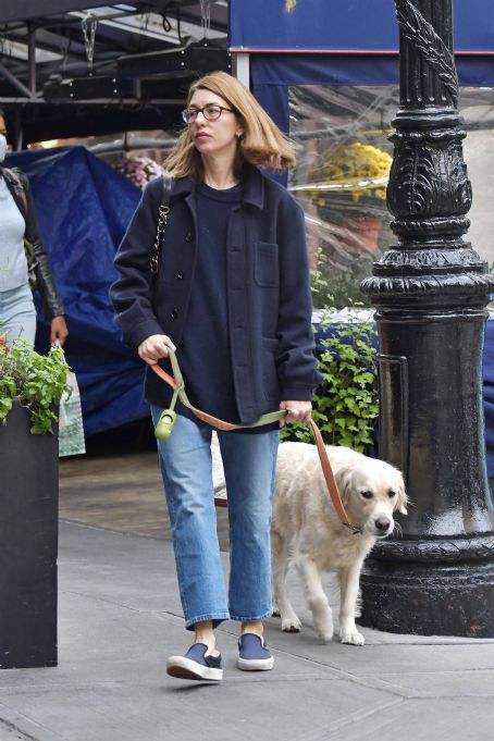 Sofia Coppola – Walks her dog in the West Village in New York City