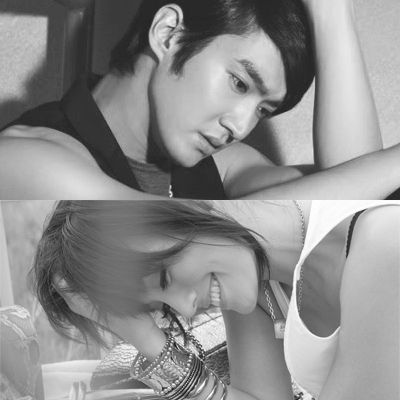 Agnes Monica and Choi Siwon