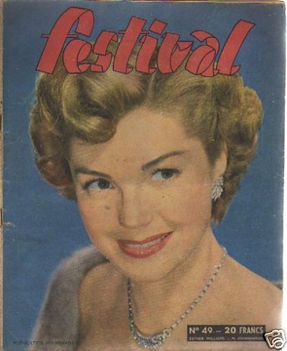 Esther Williams Festival Magazine 07 June 1950 Cover Photo France