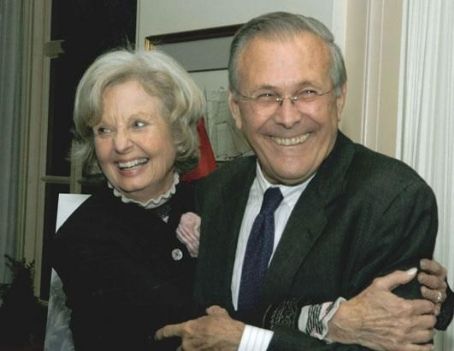Donald Rumsfeld and Joyce Pierson