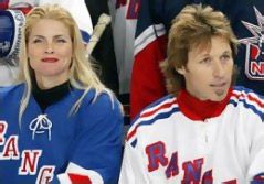 Ron Duguay and wife Kim Alexis look well suited to the parts they
