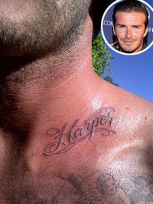 David Beckham new tattoo designed by daughter Harper | Celebrity News |  Showbiz & TV | Express.co.uk