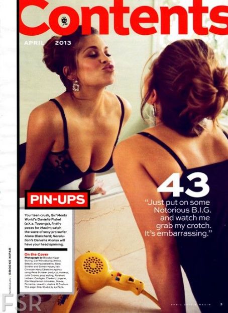 Danielle Fishel Maxim Magazine Pictorial United States April