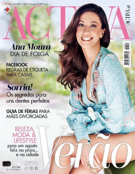 Ana Moura, Activa Magazine August 2017 Cover Photo - Portugal