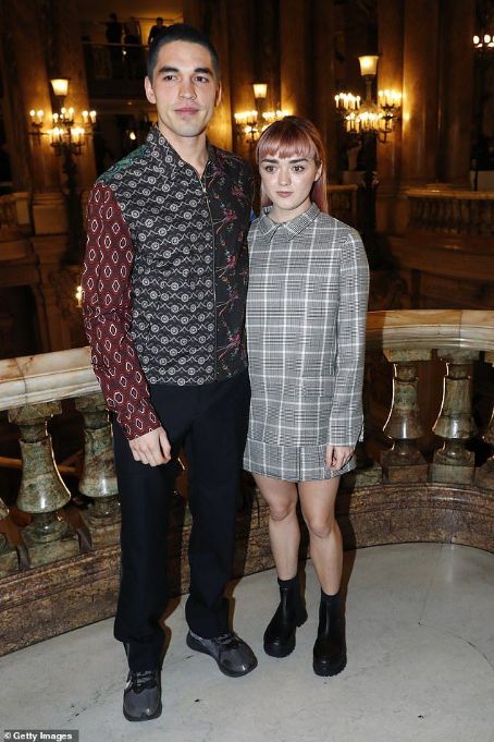 Maisie Williams and Reuben Selby