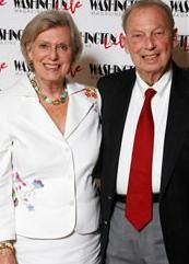 Abe Pollin and Irene Pollin
