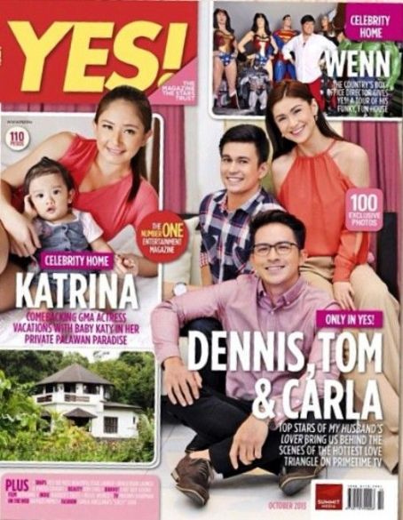 Dennis Trillo, Carla Abellana, Katrina Halili, Tom Rodriguez - Yes Magazine Cover [Philippines] (October 2013)