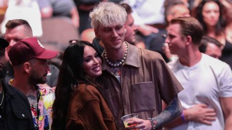 Megan Fox – With Machine Gun Kelly at the UFC 261