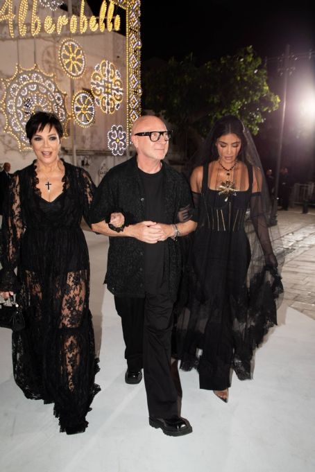 Kim Kardashian – With Kris Jenner on Dolce and Gabbana’s Alta Moda