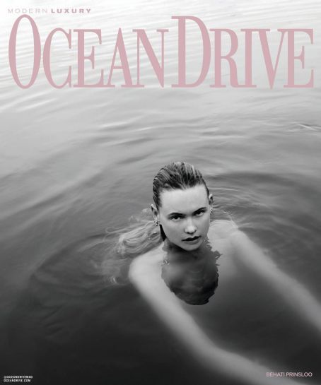 Behati Prinsloo - Ocean Drive Magazine Cover [United States] (February 2022)