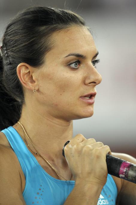 Yelena Isinbayeva - During The Women's Pole Vault At The Weltklasse ...