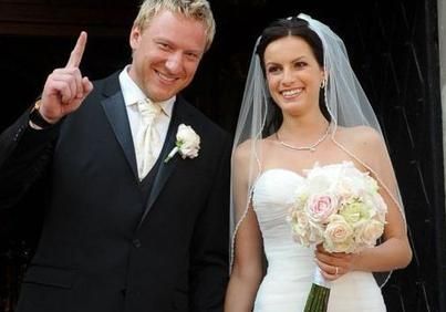 Marian Hossa and Jana Ferová
