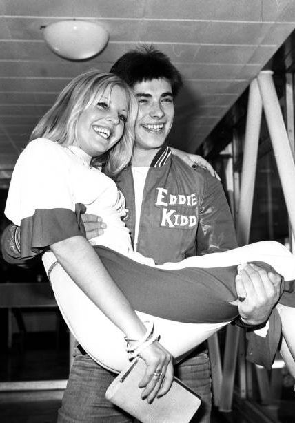 Eddie Kidd and Sally Thomsett