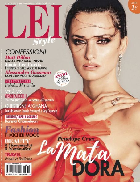 Penélope Cruz - Lei Style Magazine Cover [Italy] (October 2021)